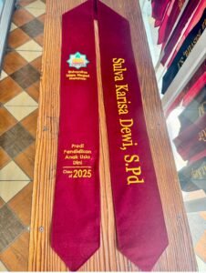 Pre Order: Selempang Wisuda-Single Layer Logo Warna