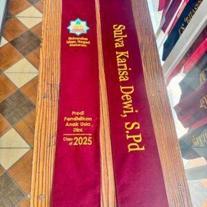 Pre Order: Selempang Wisuda-Single Layer Logo Warna